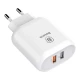 کلگی فست شارژ Baseus CCALL-AG 2Port 0.7A QC3.0 PD 23W
