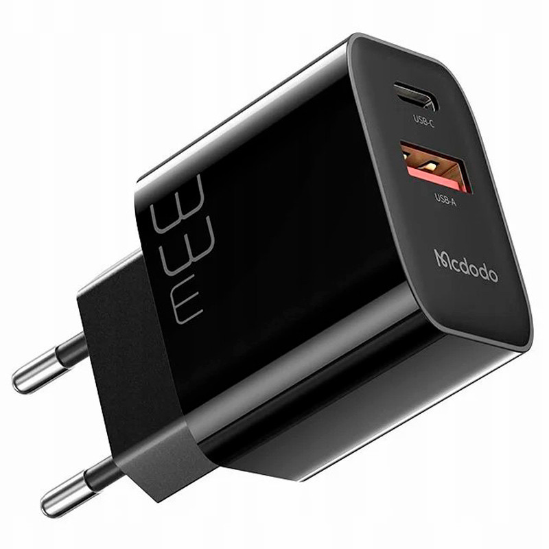 شارژر دیواری فست شارژ Mcdodo CH-0922 3A QC4.0 PD3.0 33W + کابل تبدیل تایپ سی