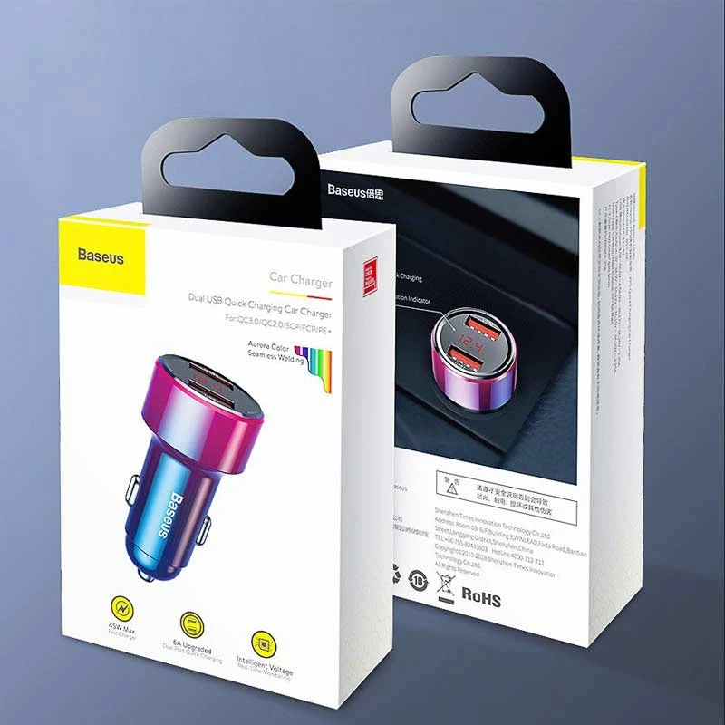 شارژر فندکی فست شارژ Baseus Magic Series CCMLC20A-0 QC3.0 PD 5A 45W