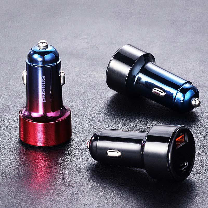 شارژر فندکی فست شارژ Baseus Magic Series CCMLC20A-0 QC3.0 PD 5A 45W