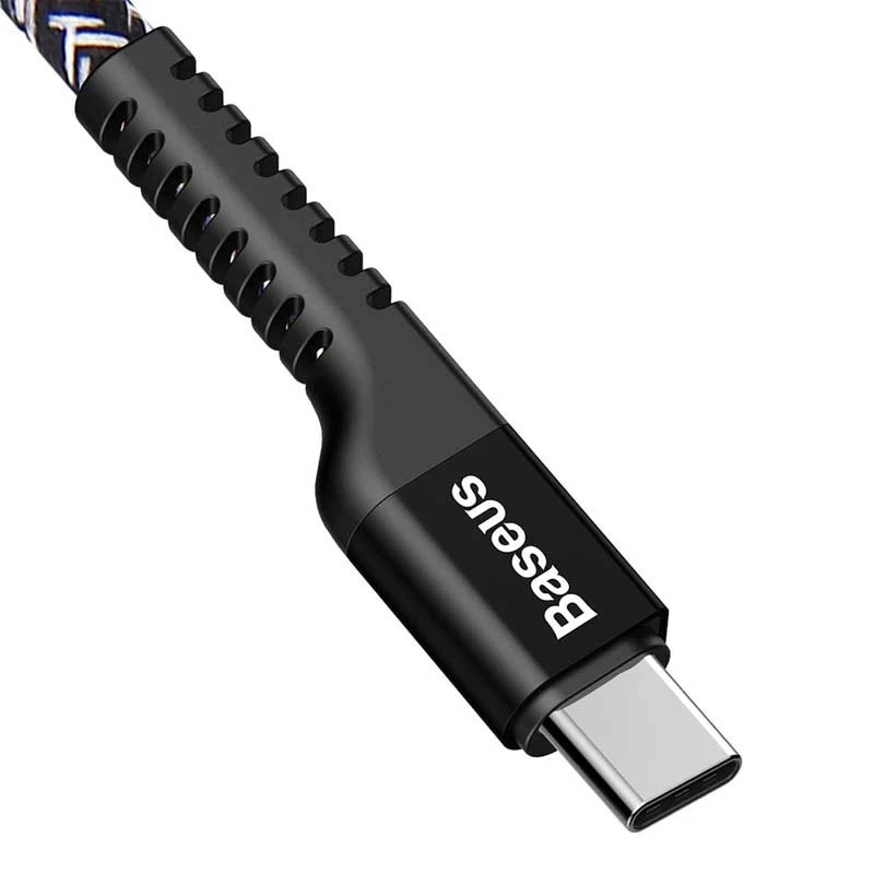 کابل تایپ سی فست شارژ Baseus Confidant Anti-Break CATZJ-A 2A 1m