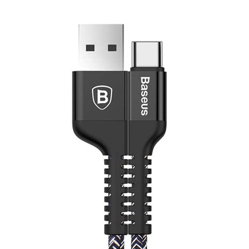کابل تایپ سی فست شارژ Baseus Confidant Anti-Break CATZJ-A 2A 1m