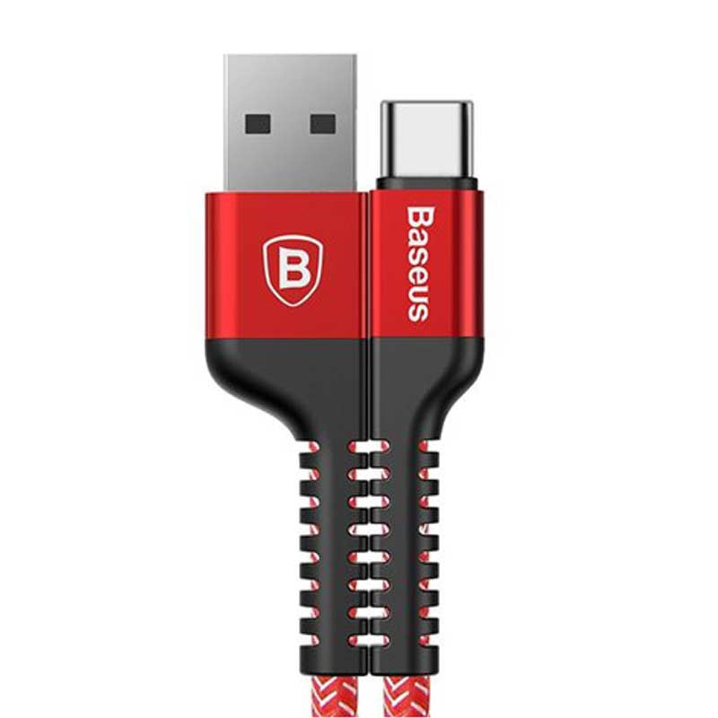 کابل تایپ سی فست شارژ Baseus Confidant Anti-Break CATZJ-A 2A 1m