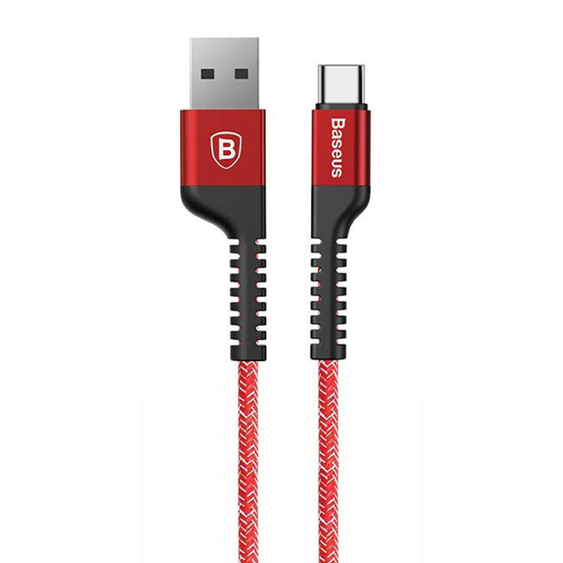 کابل تایپ سی فست شارژ Baseus Confidant Anti-Break CATZJ-A 2A 1m