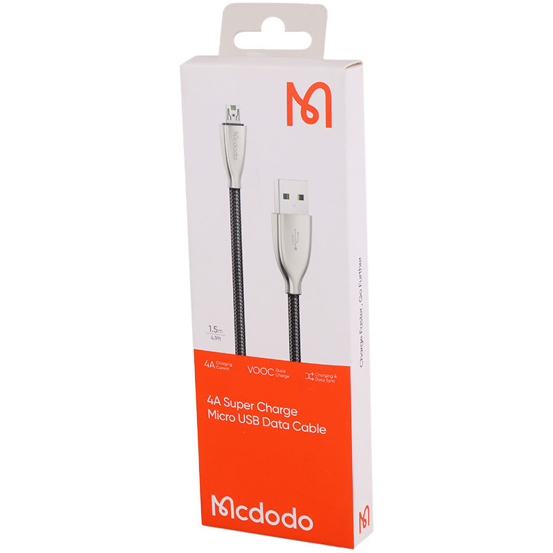 کابل میکرو یو اس بی فست شارژ Mcdodo CA-591 VOOC 4A 1.5m