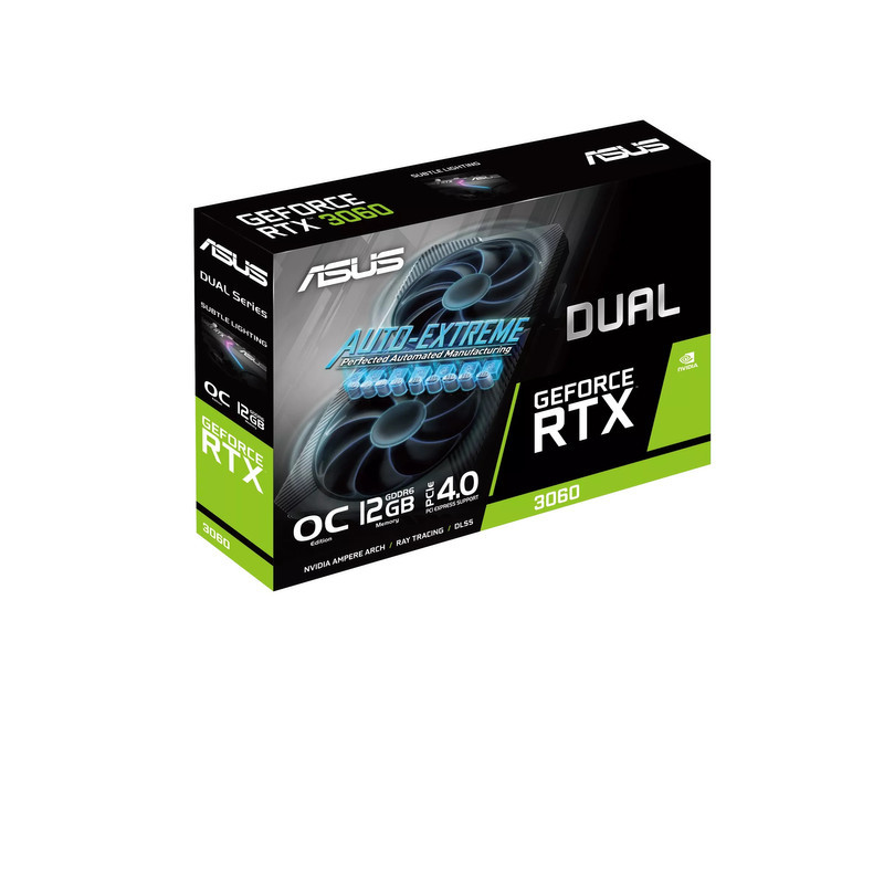 کارت گرافیک ASUS Dual GeForce RTX 3060 V2 OC 12GB GDDR6 192Bit