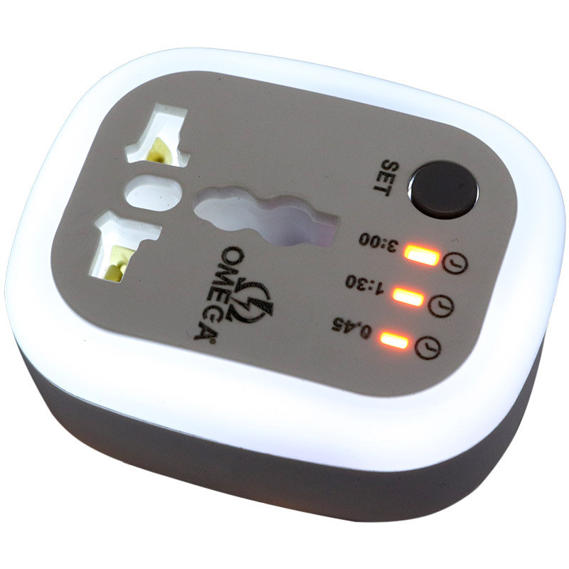 تبدیل 3به2 برق تایمر دار Omega M100