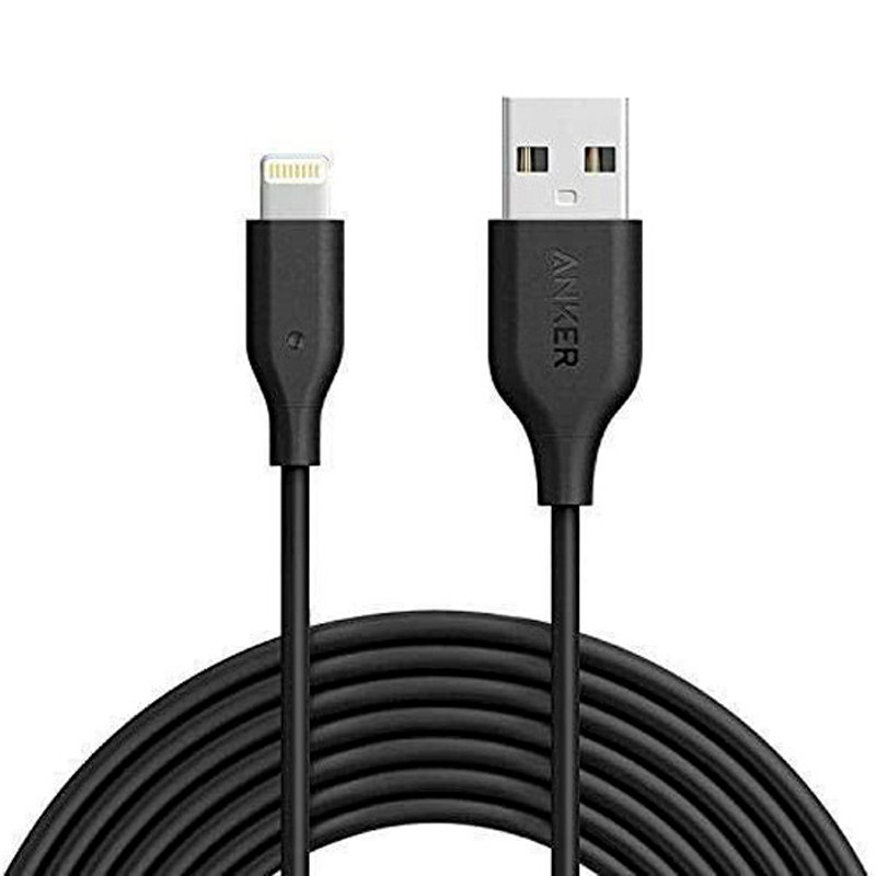 کابل آیفونی Anker PowerLine III A8812 2.4A 0.9m