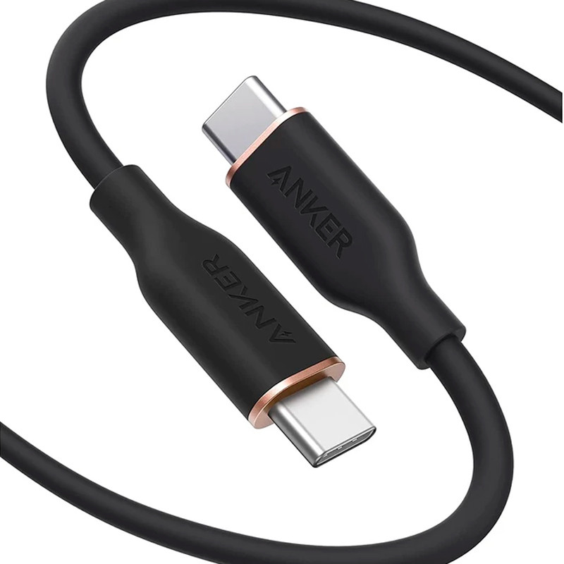 کابل تبدیل فست شارژ Anker PowerLine III Flow A8553 Type-C To Type-C PD 100W 1.8m