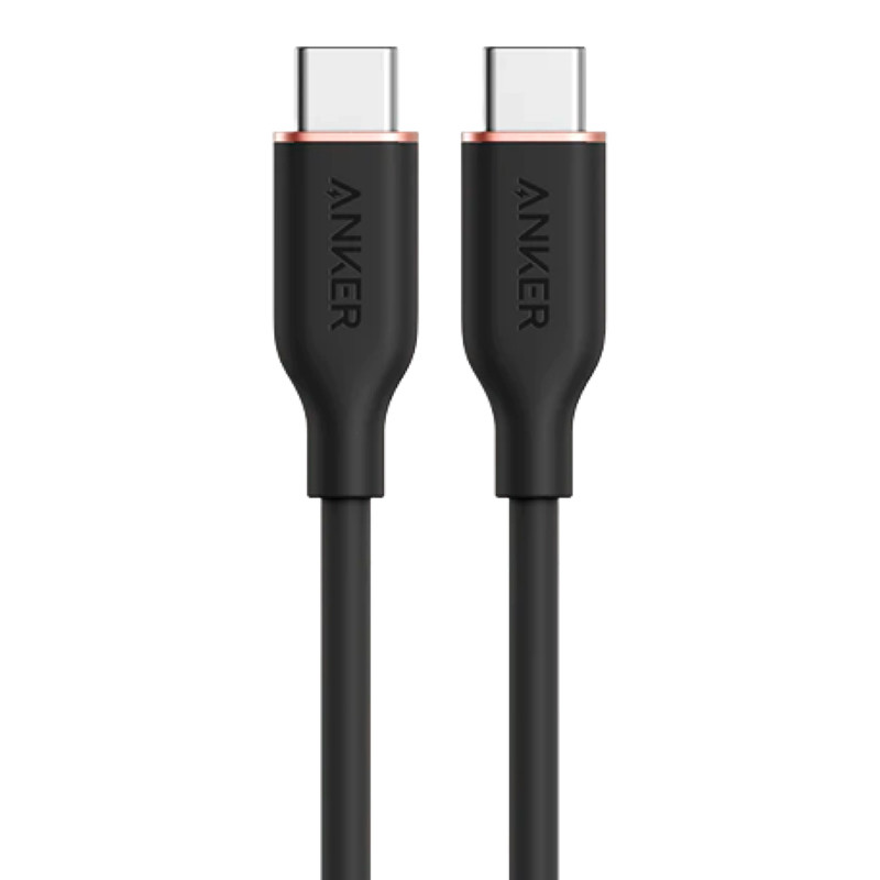 کابل تبدیل فست شارژ Anker PowerLine III Flow A8553 Type-C To Type-C PD 100W 1.8m