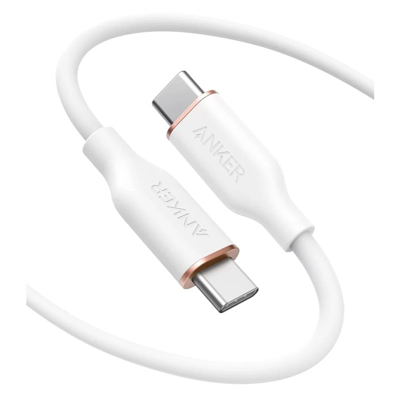 کابل تبدیل فست شارژ Anker PowerLine III Flow A8553 Type-C To Type-C PD 100W 1.8m