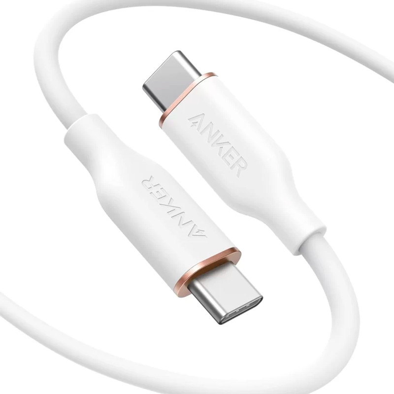 کابل تبدیل فست شارژ Anker PowerLine III Flow A8552 Type-C To Type-C PD 100W 0.9m