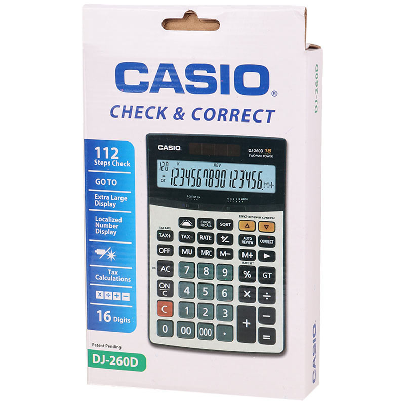 ماشین حساب کاسیو Casio DJ-260D