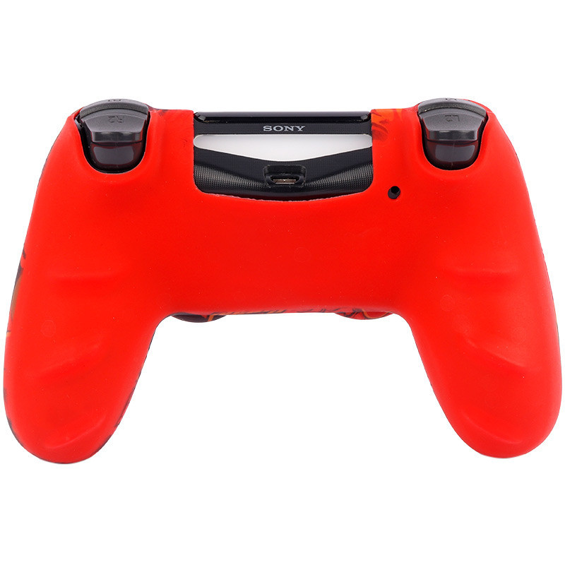 روکش دسته بازی PS4 طرح اسکلت قرمز مشکی کد 2