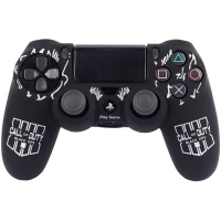 روکش دسته بازی PS4 طرح Call of Duty Black Ops 4 مشکی سفید