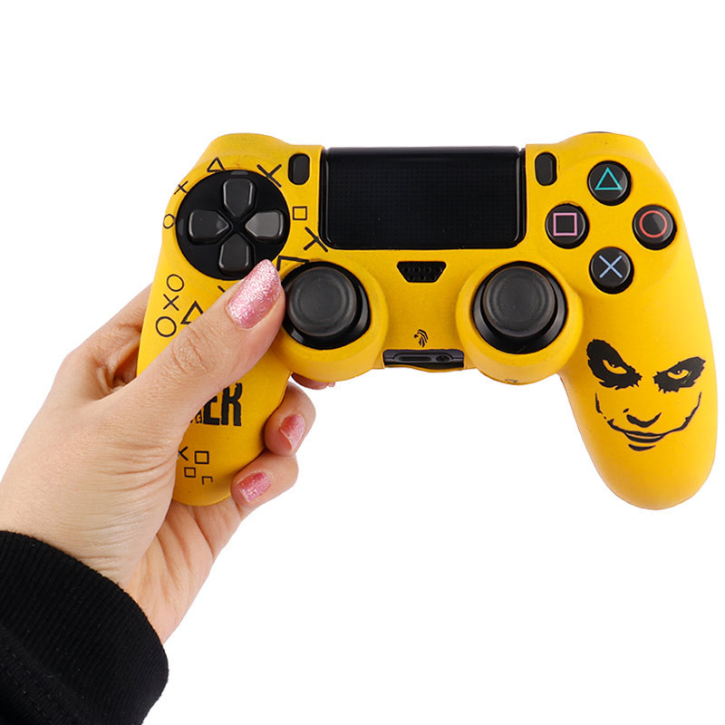 روکش دسته بازی PS4 طرح Joker زمینه زرد