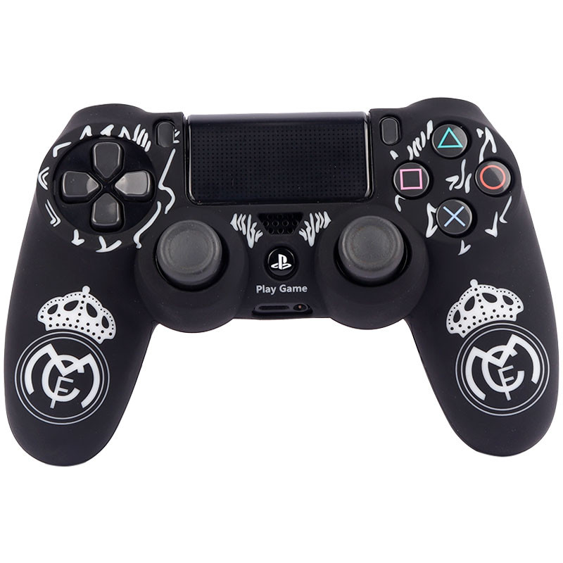 روکش دسته بازی PS4 طرح Real Madrid مشکی سفید