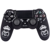 روکش دسته بازی PS4 طرح Real Madrid مشکی سفید