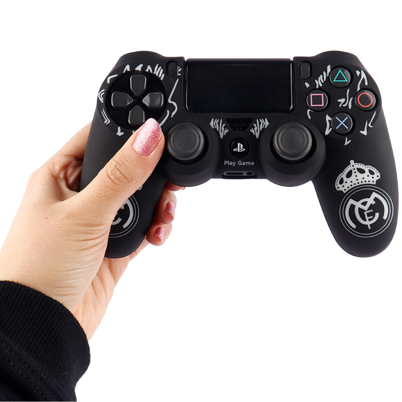روکش دسته بازی PS4 طرح Real Madrid مشکی سفید