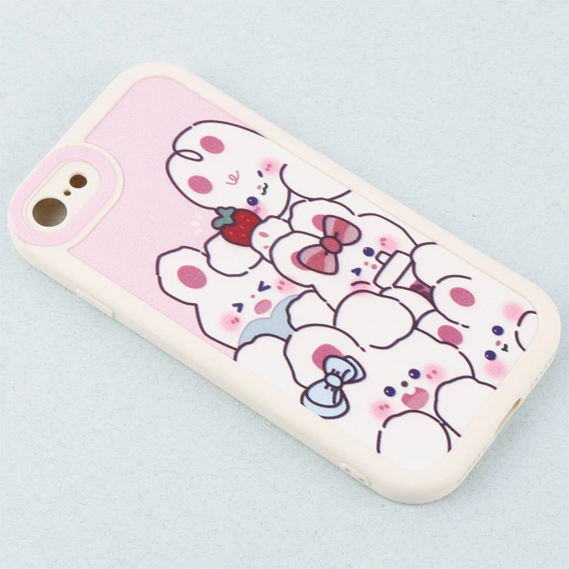 قاب طرح کارتونی محافظ لنزدار iPhone 7/8/SE