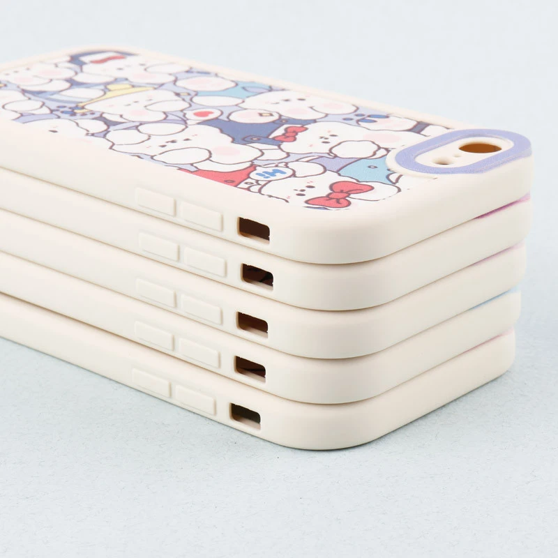 قاب طرح کارتونی محافظ لنزدار iPhone 7/8/SE