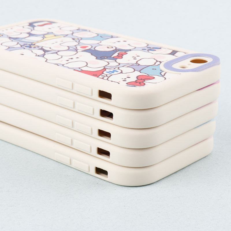قاب طرح کارتونی محافظ لنزدار iPhone 7/8/SE