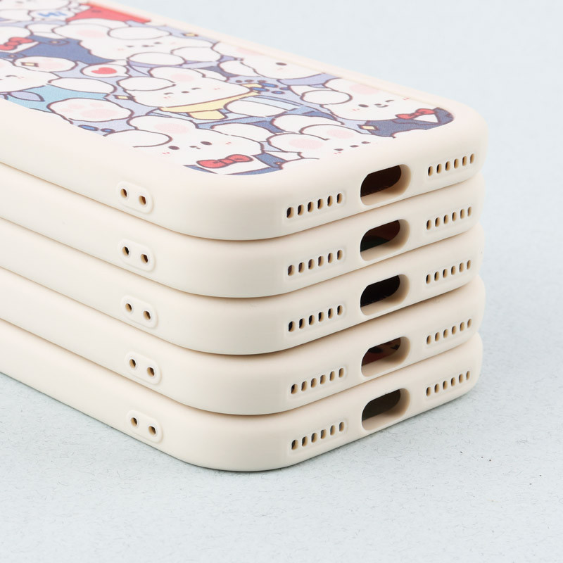 قاب طرح کارتونی محافظ لنزدار iPhone 7/8/SE