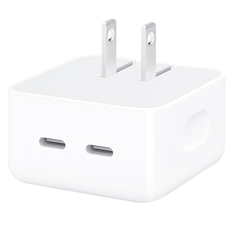 شارژر دیواری iPhone MHJF3ZP/A 2port 50W Type-C + کابل آیفونی