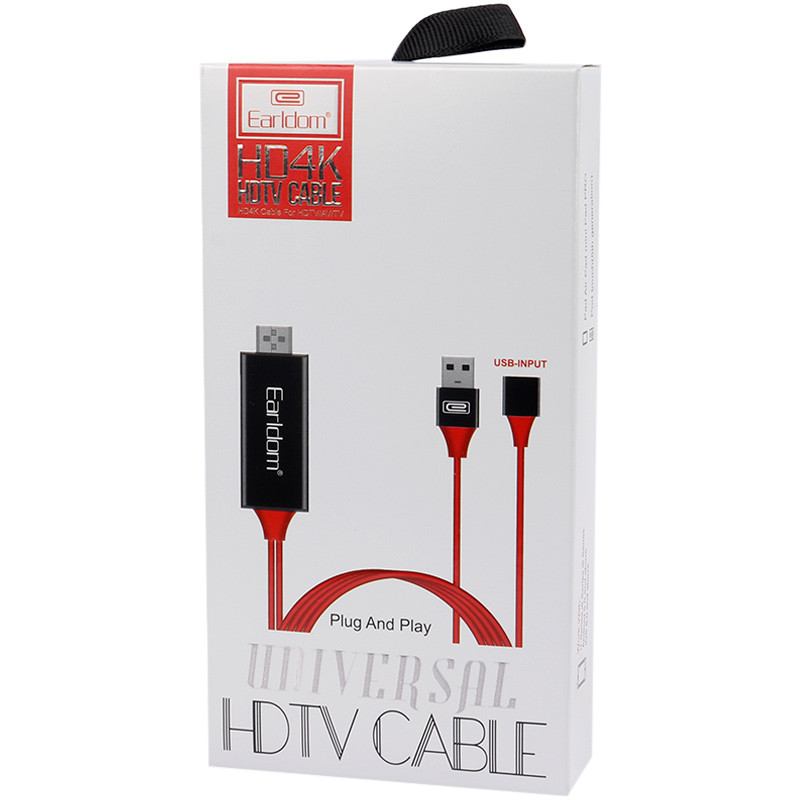 کابل تبدیل ارلدام Earldom ET-W8 USB to HDMI 1m