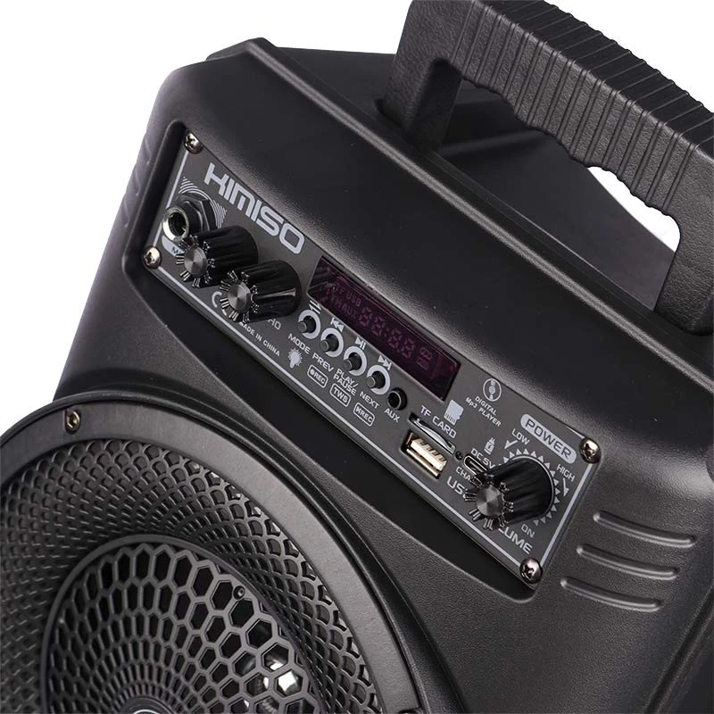 اسپیکر چمدانی بلوتوثی رم و فلش خور Kimiso QS-7605 + میکروفون و ریموت کنترل