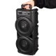 اسپیکر چمدانی بلوتوثی رم و فلش خور Kimiso QS-7605 + میکروفون و ریموت کنترل
