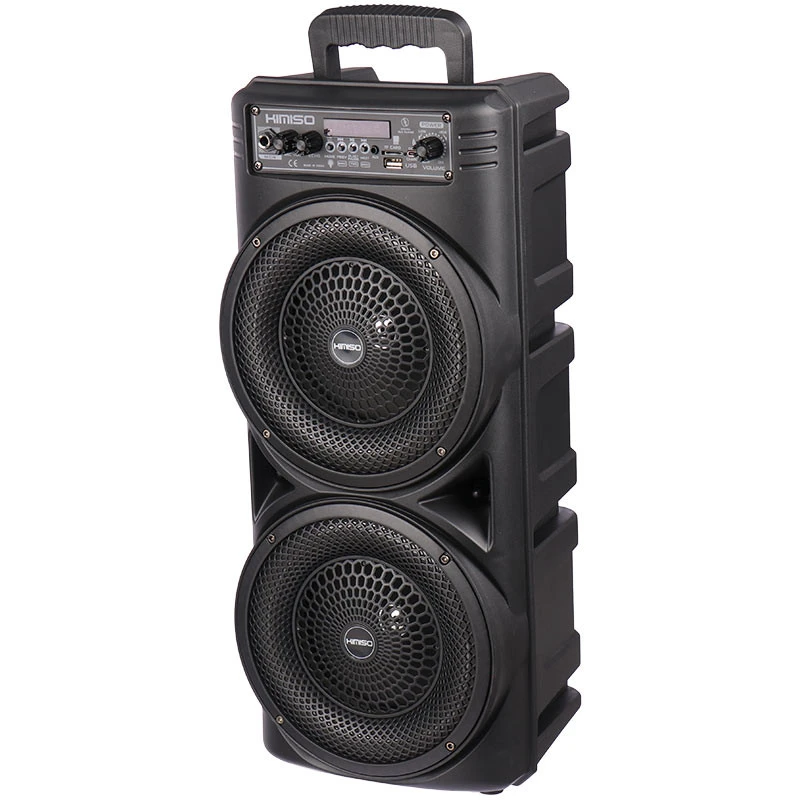 اسپیکر چمدانی بلوتوثی رم و فلش خور Kimiso QS-7605 + میکروفون و ریموت کنترل