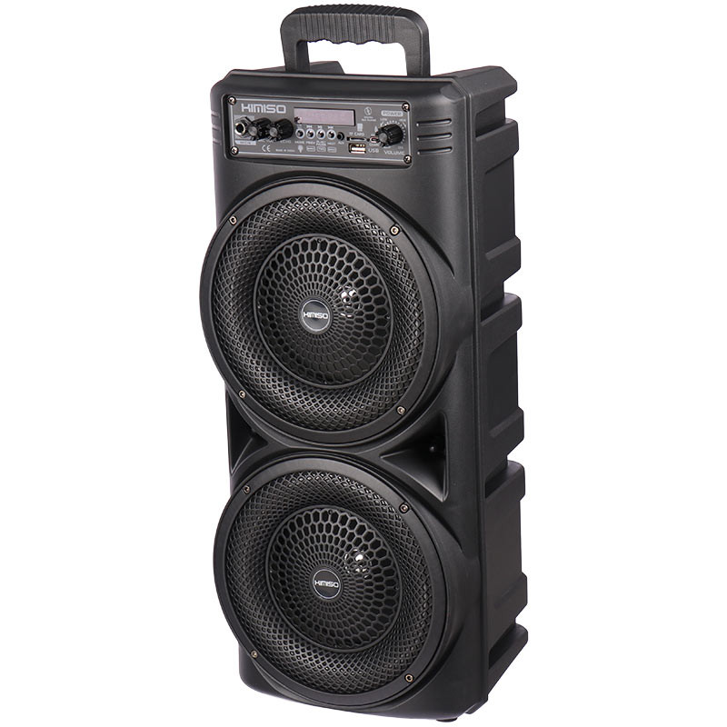اسپیکر چمدانی بلوتوثی رم و فلش خور Kimiso QS-7605 + میکروفون و ریموت کنترل