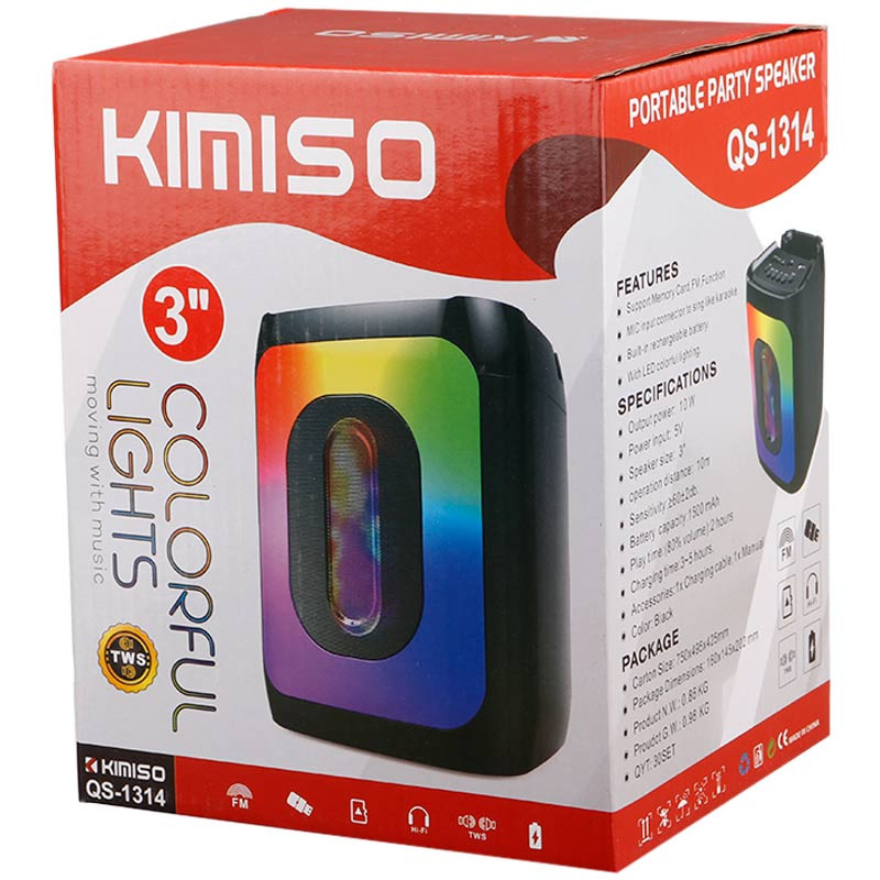 اسپیکر بلوتوثی رم و فلش خور Kimiso QS-1314