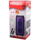 اسپیکر چمدانی بلوتوثی رم و فلش خور Kimiso QS-86 + میکروفون و ریموت کنترل