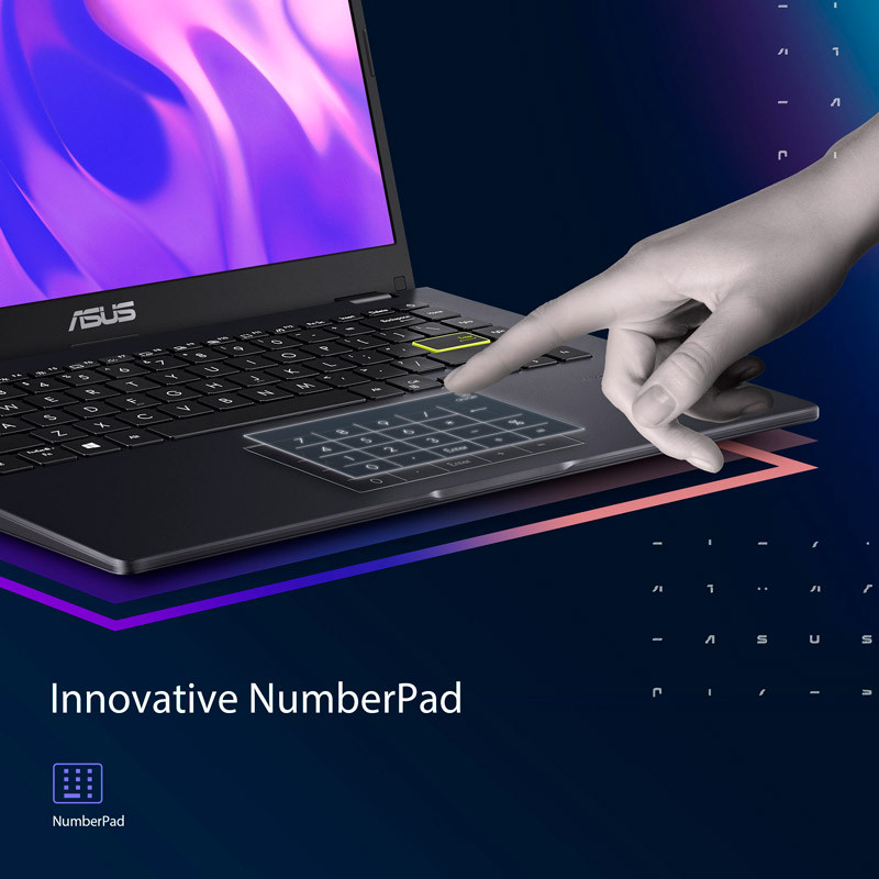لپ تاپ Asus E410MA Celeron (N4020) 4GB 512GB SSD Intel 14" FHD
