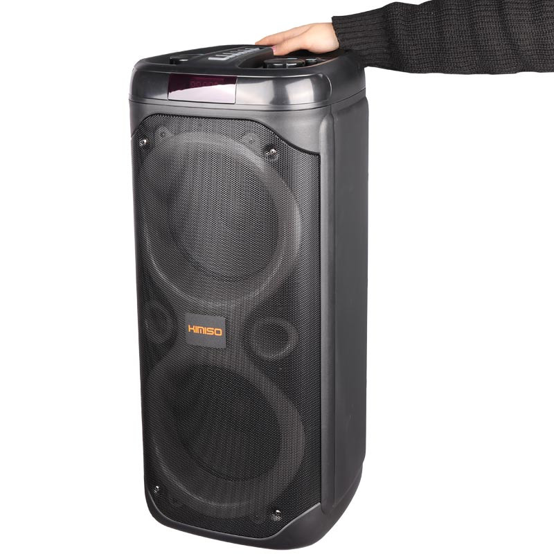 اسپیکر چمدانی بلوتوثی رم و فلش خور Kimiso QS-4220 + میکروفون و ریموت کنترل
