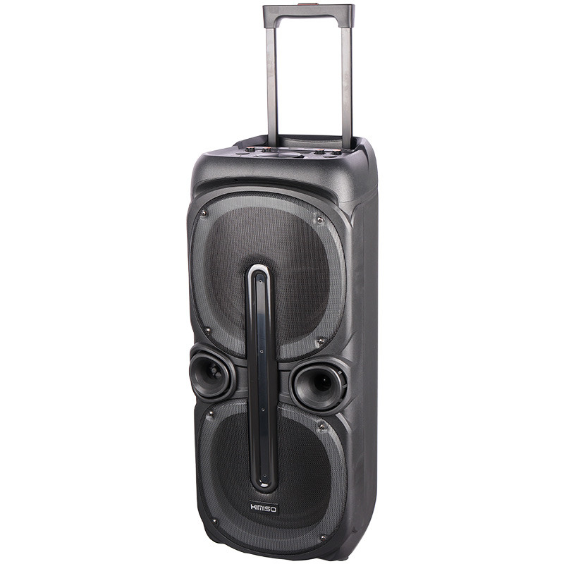 اسپیکر چمدانی بلوتوثی رم و فلش خور Kimiso QS-4224 + میکروفون و ریموت کنترل