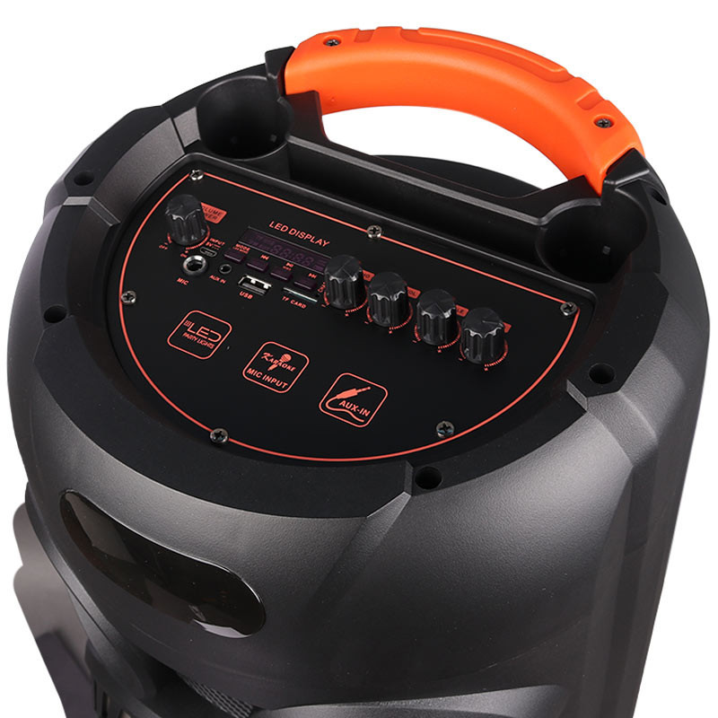 اسپیکر چمدانی بلوتوثی رم و فلش خور Kimiso QS-4225 + میکروفون و ریموت کنترل