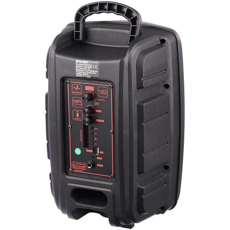 اسپیکر بلوتوثی رم و فلش خور Kimiso QS-6808 + میکروفون و ریموت کنترل