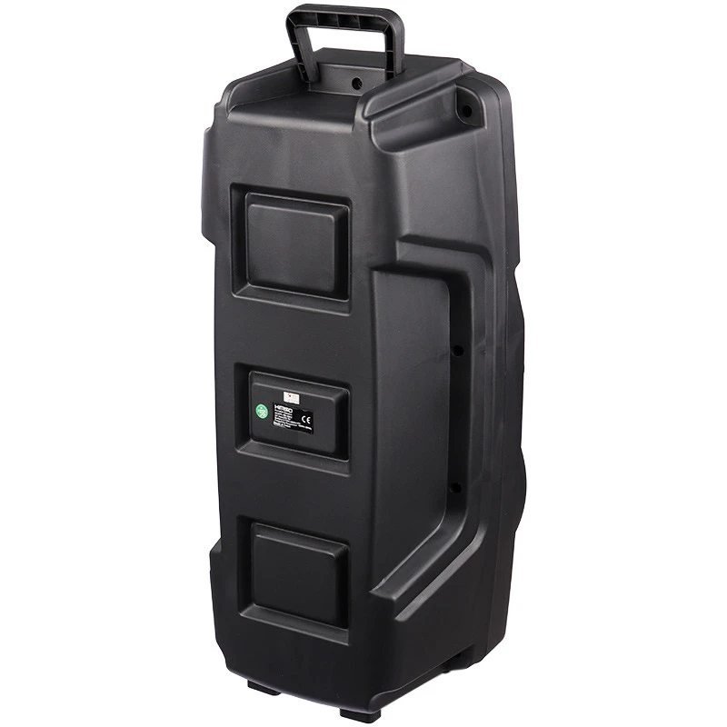 اسپیکر چمدانی بلوتوثی رم و فلش خور Kimiso QS-6802 + میکروفون و ریموت کنترل