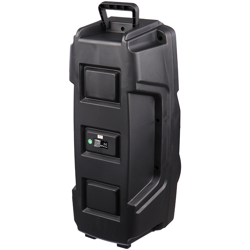 اسپیکر چمدانی بلوتوثی رم و فلش خور Kimiso QS-6802 + میکروفون و ریموت کنترل