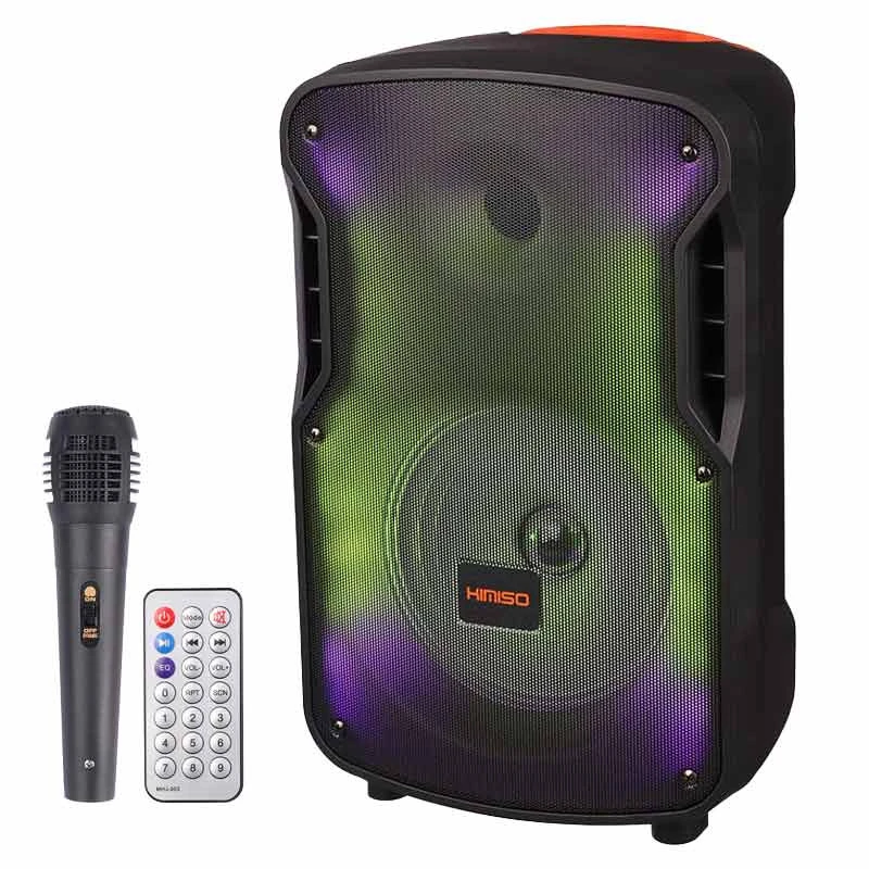 اسپیکر بلوتوثی رم و فلش خور Kimiso QS-6810 + میکروفون و ریموت کنترل