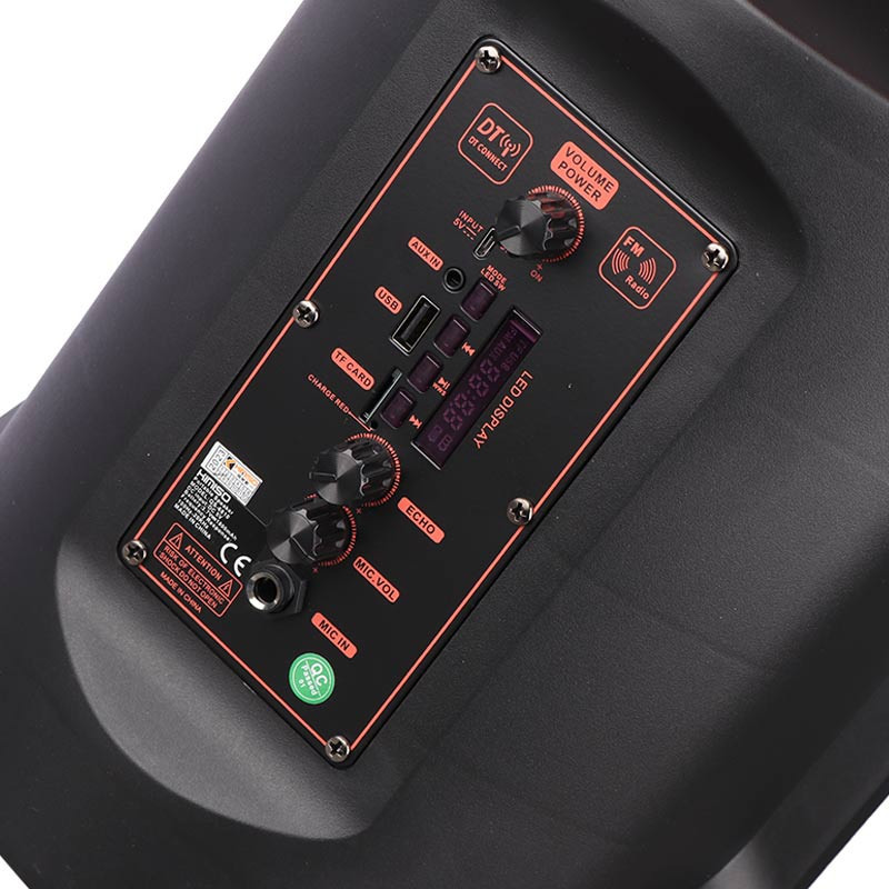 اسپیکر بلوتوثی رم و فلش خور Kimiso QS-6810 + میکروفون و ریموت کنترل