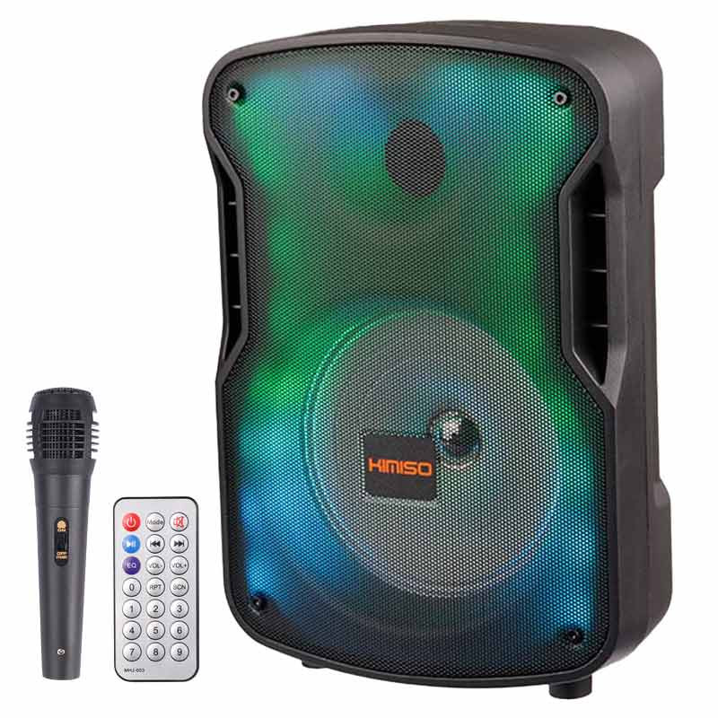 اسپیکر بلوتوثی فلش خور Kimiso QS-4609 + میکروفون و ریموت کنترل
