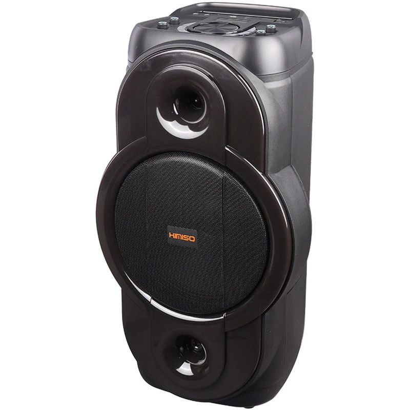 اسپیکر چمدانی بلوتوثی رم و فلش خور Kimiso QS-1287 + میکروفون و ریموت کنترل