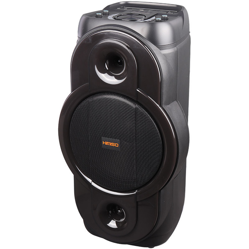 اسپیکر چمدانی بلوتوثی رم و فلش خور Kimiso QS-1287 + میکروفون و ریموت کنترل