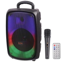 اسپیکر بلوتوثی رم و فلش خور Kimiso QS-6808 + میکروفون و ریموت کنترل