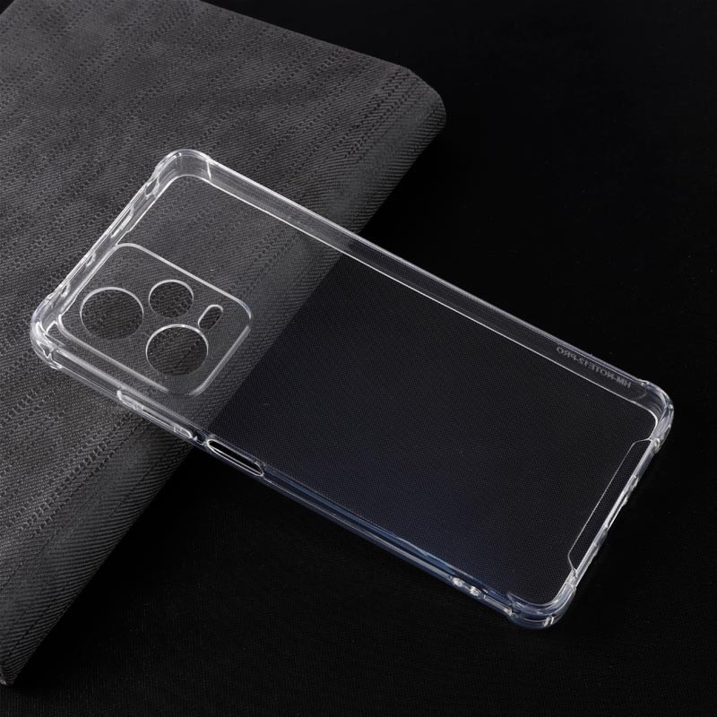 قاب ژله ای ضربه گیر بی رنگ محافظ لنزدار Xiaomi Redmi Note 12 Pro