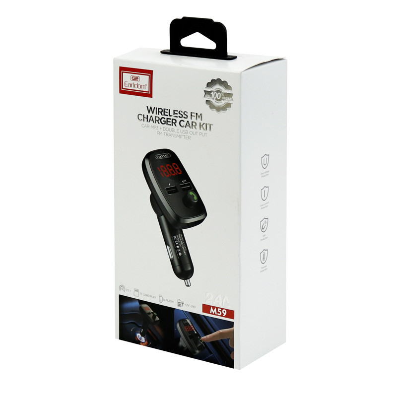 FM Player بلوتوثی + شارژر فندکی Earldom ET-M59